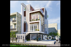 Thiết kế nhà ống 3 tầng
